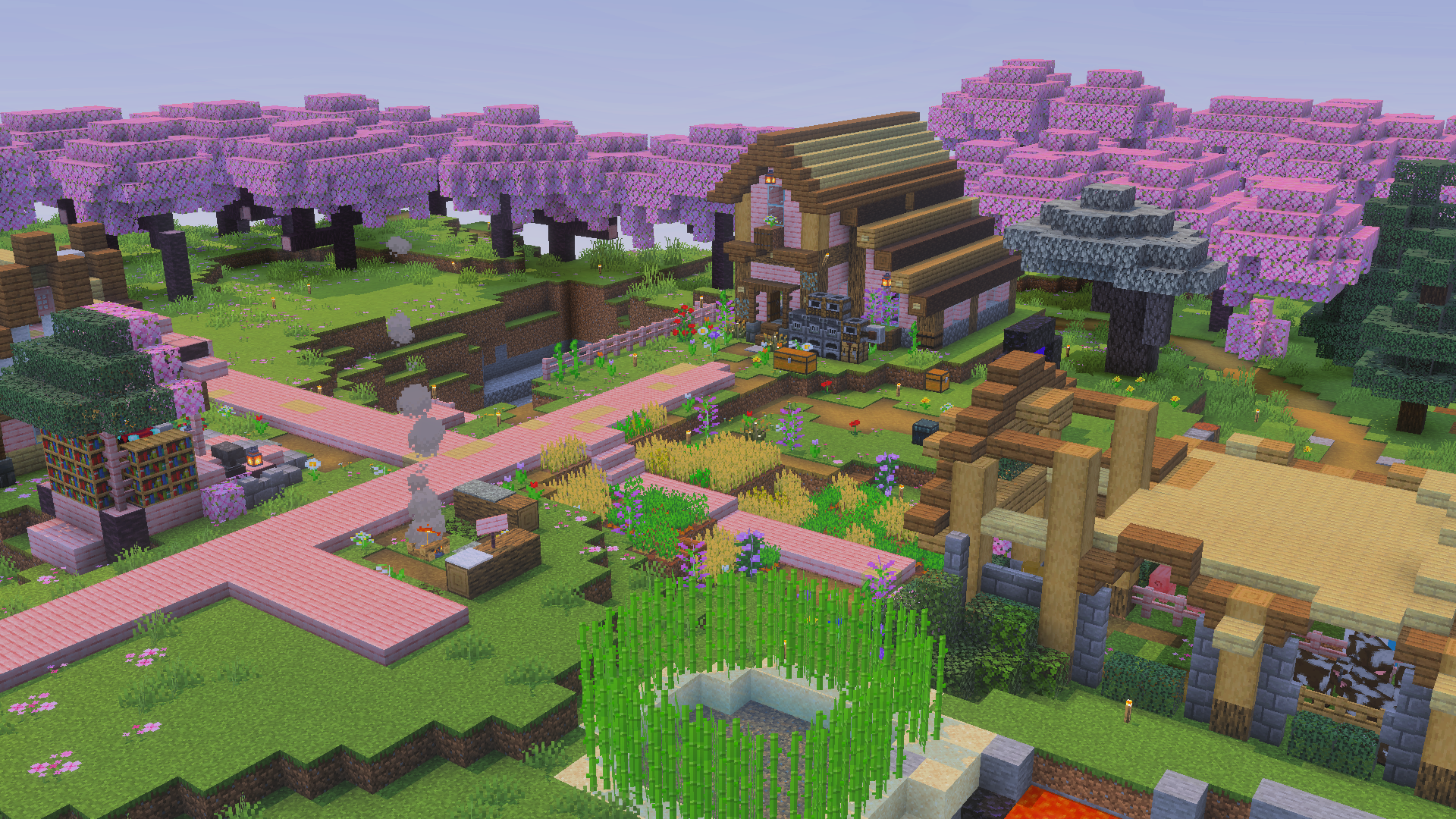 Minecraft Survival Server Background